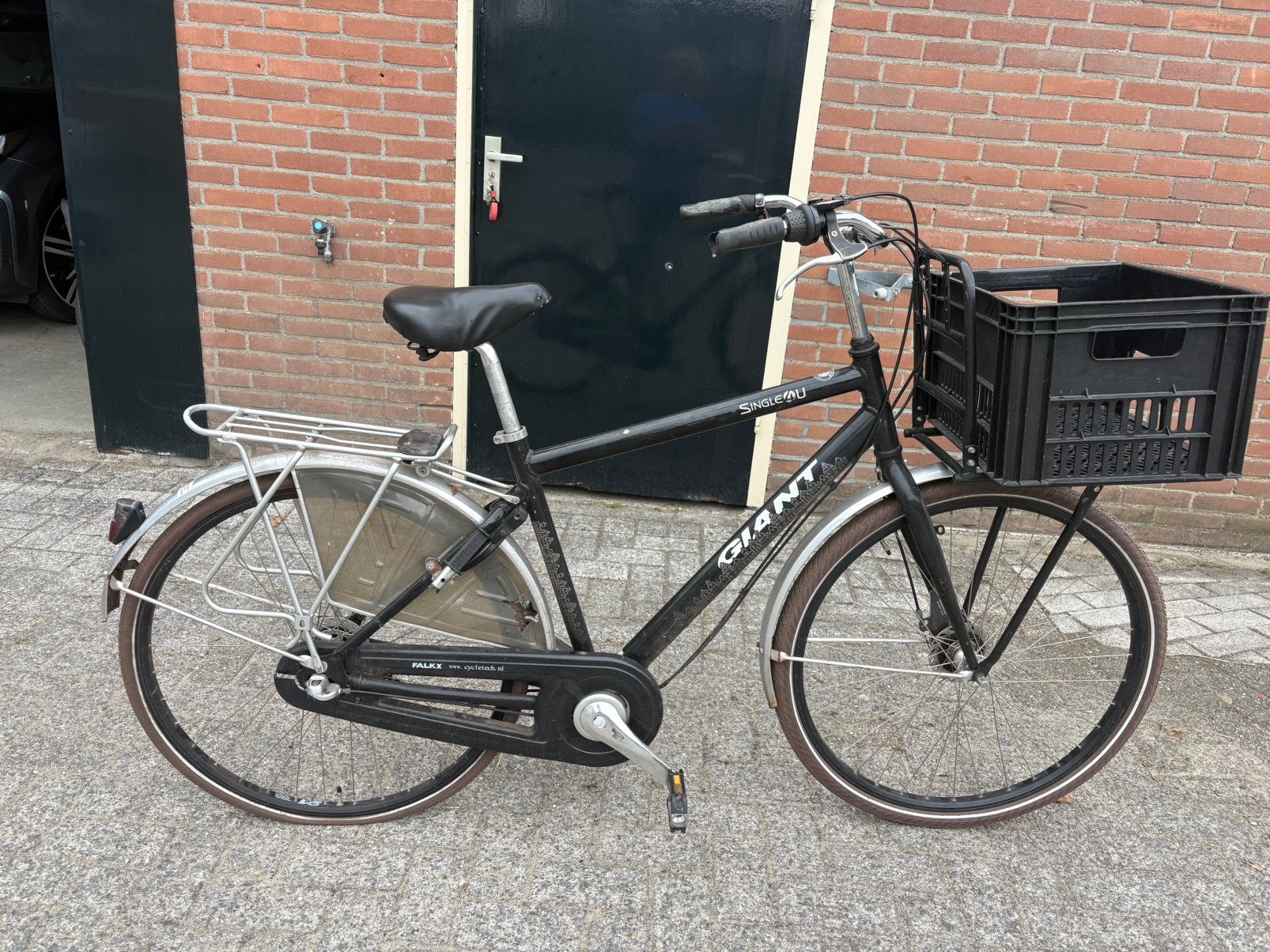 Herenfiets 28 inch, Overige merken, Gebruikt, Versnellingen, 56 cm of meer