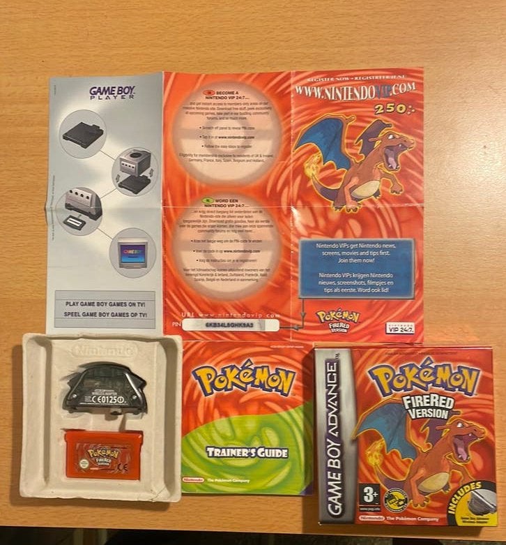 Pokemon firered gameboy advance, Spelcomputers en Games, Avontuur en Actie, 1 speler, Ophalen of Verzenden, Zo goed als nieuw