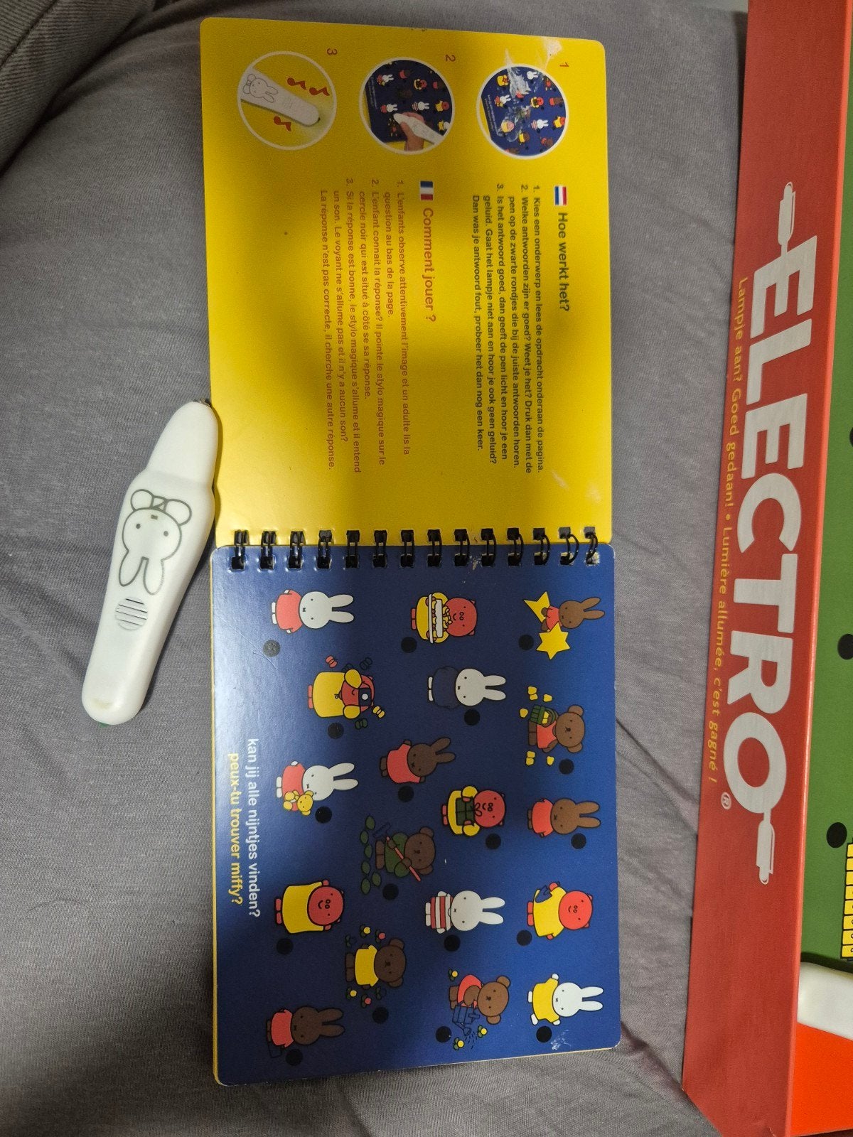 Electro Nijntje Zoekspel met Licht en Geluid, Ophalen, Gebruikt, Met licht