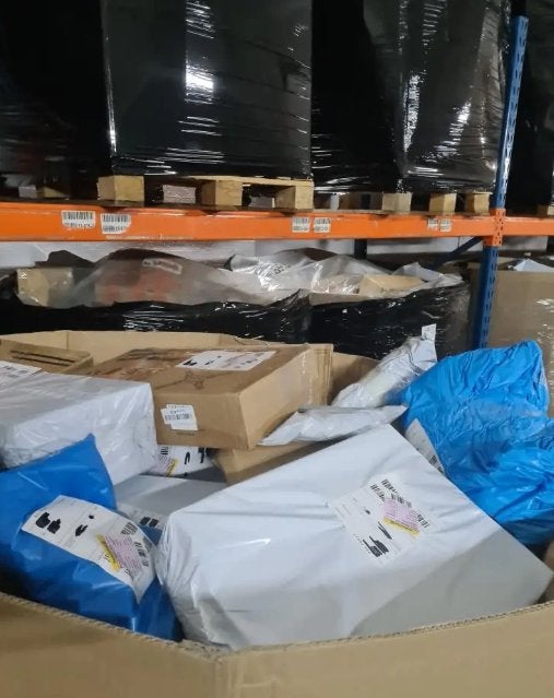 1001kg mistery partij handel kleding retour pallets samsung, Ophalen, Nieuw