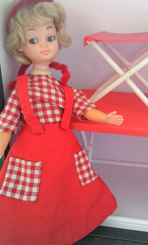 Vintage Barbie ca.jaren 70 made in Hong Kong, Ophalen of Verzenden, Gebruikt, Pop