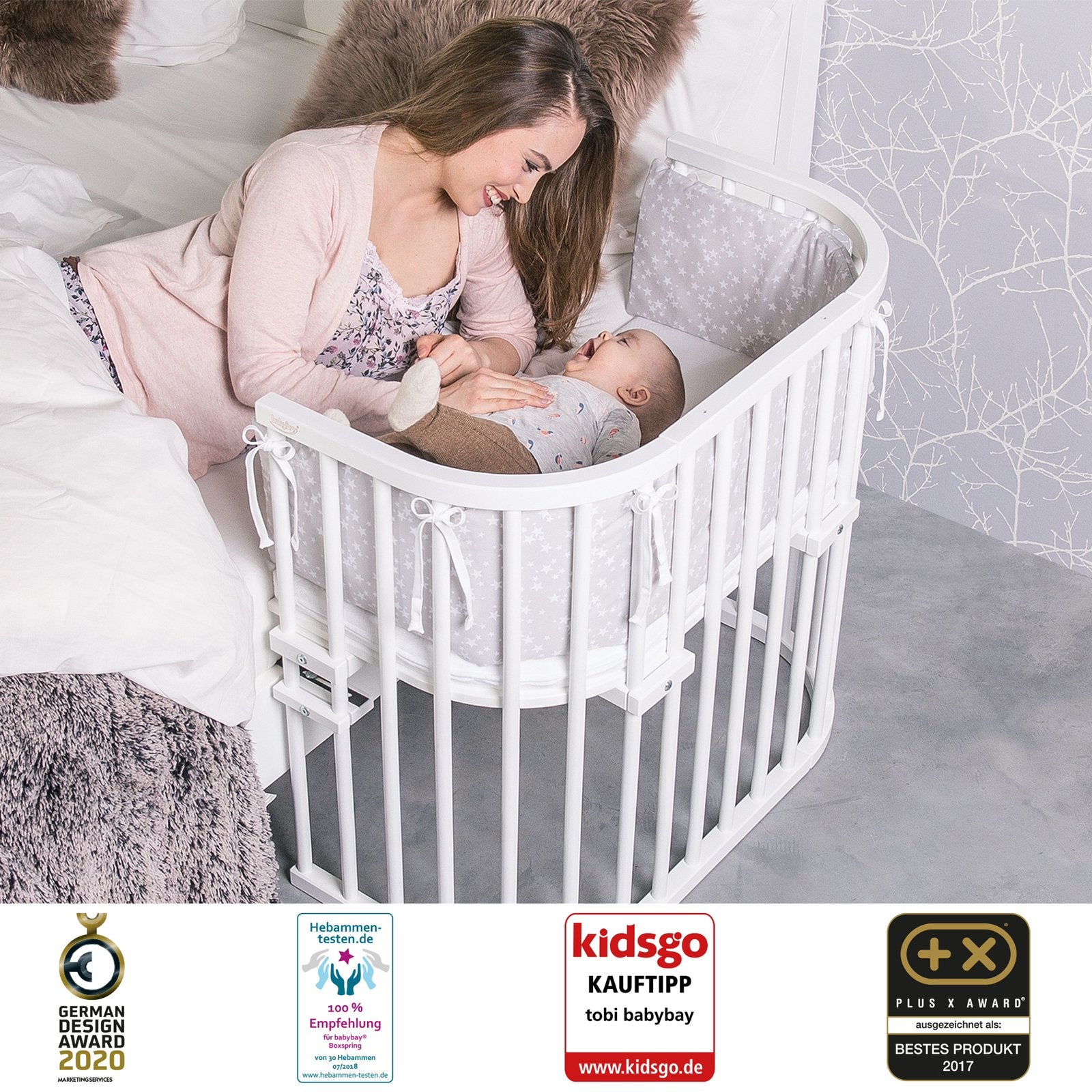 Babybay wit, Ophalen, Zo goed als nieuw, Wieg