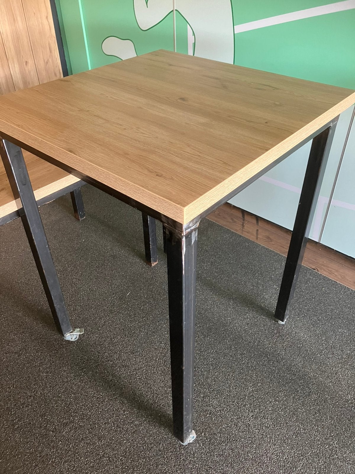Statafel 5 stuks, Huis en Inrichting, Ophalen, Gebruikt, 100 tot 150 cm, Vierkant