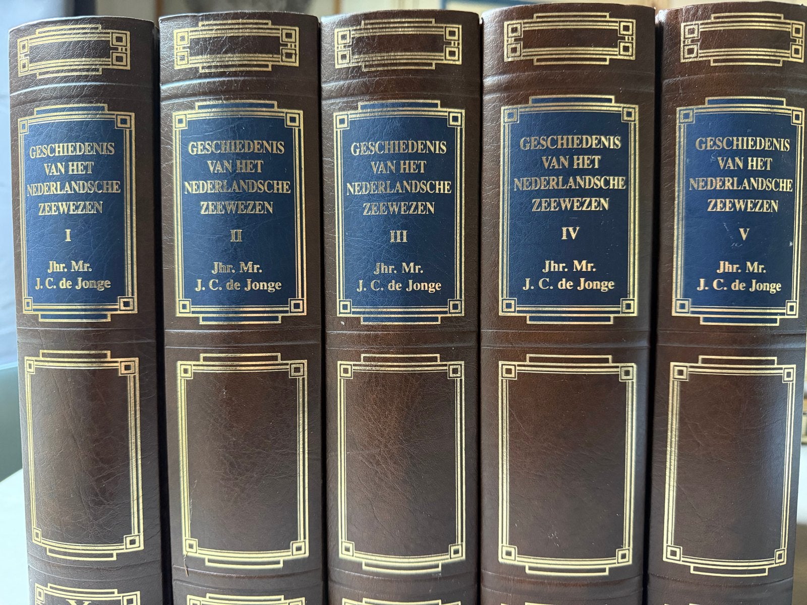 Geschiedenis van het Nederlandsche Zeewezen - J.C. de Jonge, Ophalen of Verzenden, Voor 1940, Gelezen, Marine