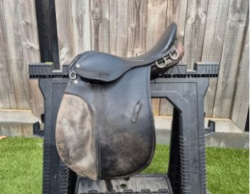 Kadet veelzijdigheid zadel 15 inch, Dieren en Toebehoren, Paarden en Pony's | Zadels, XS (15.5 inch of kleiner), Gebruikt, Overige merken