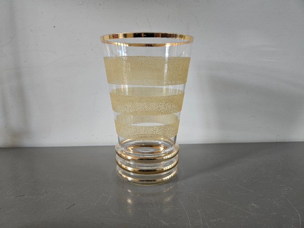 Vaas met geel gesuikerd glas, Ophalen of Verzenden
