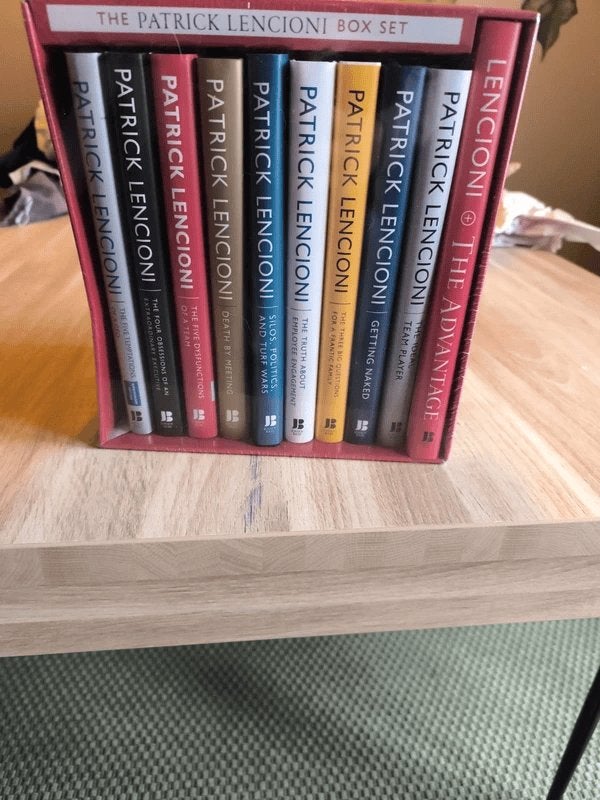 The Patrick Lencioni Box Set (9 boeken) - Engelstalig, Ophalen of Verzenden, Nieuw, Management, Patrick Lencioni