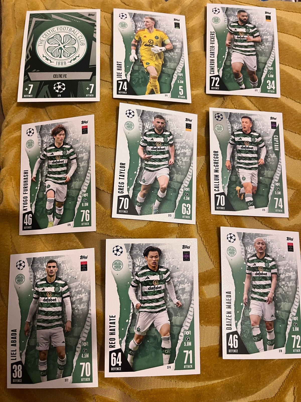Celtic FC Voetbalplaatjes - Topps Match Attax, Ophalen of Verzenden, Zo goed als nieuw, Buitenlandse clubs, Poster, Plaatje of Sticker