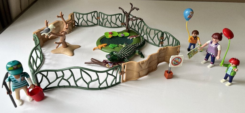 Playmobil Krokodil, Ophalen, Zo goed als nieuw, Losse onderdelen