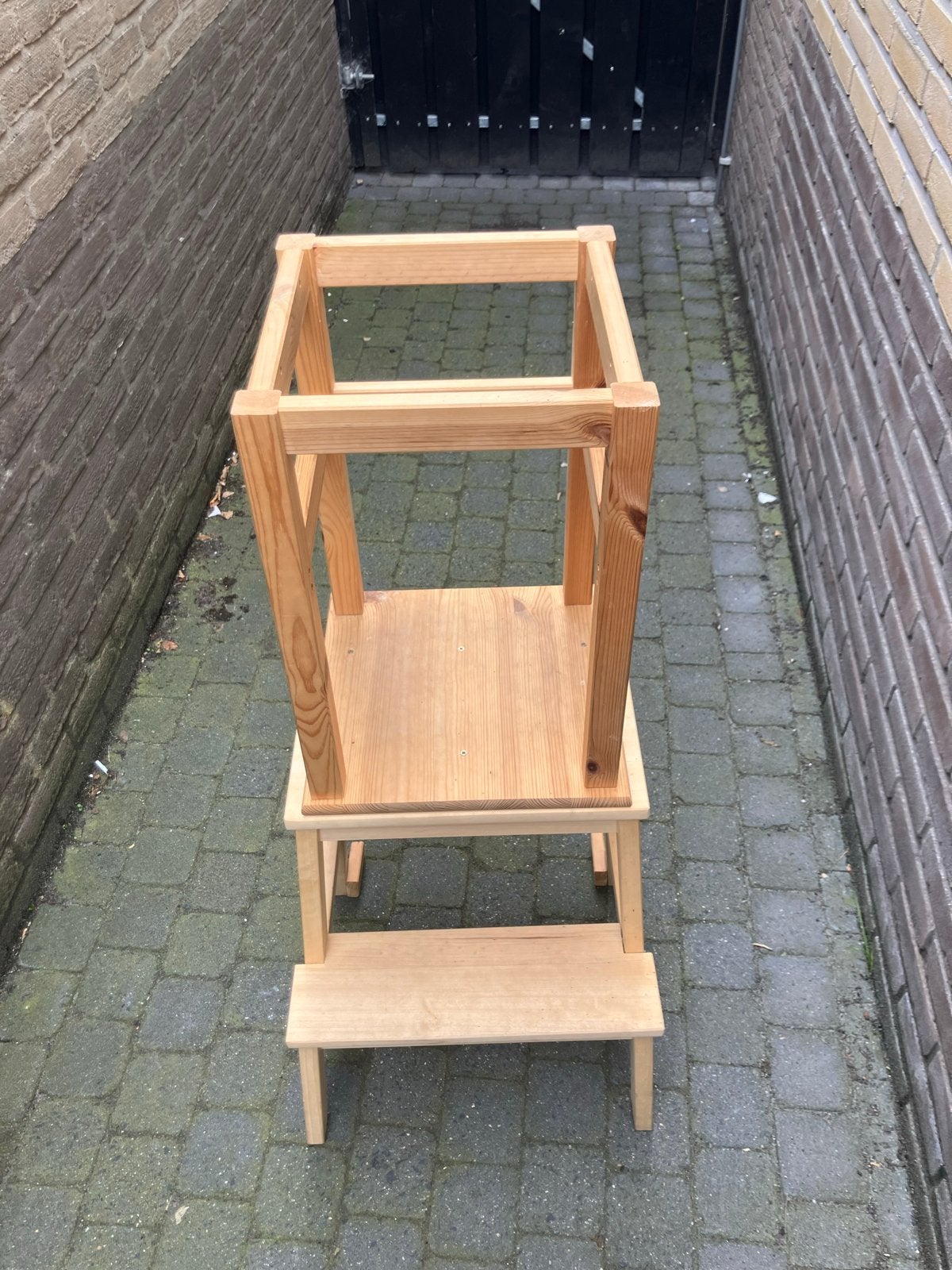 Houten leertoren / keukenhulpje, Kinderen en Baby's, Kinderstoelen, Ophalen, Gebruikt, Overige typen