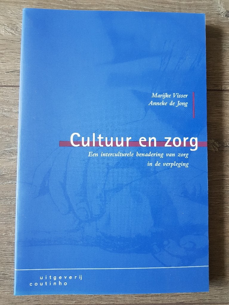 Boek : Cultuur en zorg - interculturele benadering van zorg, Zo goed als nieuw, Marijke Visser, Anneke de Jong, Beta, HBO