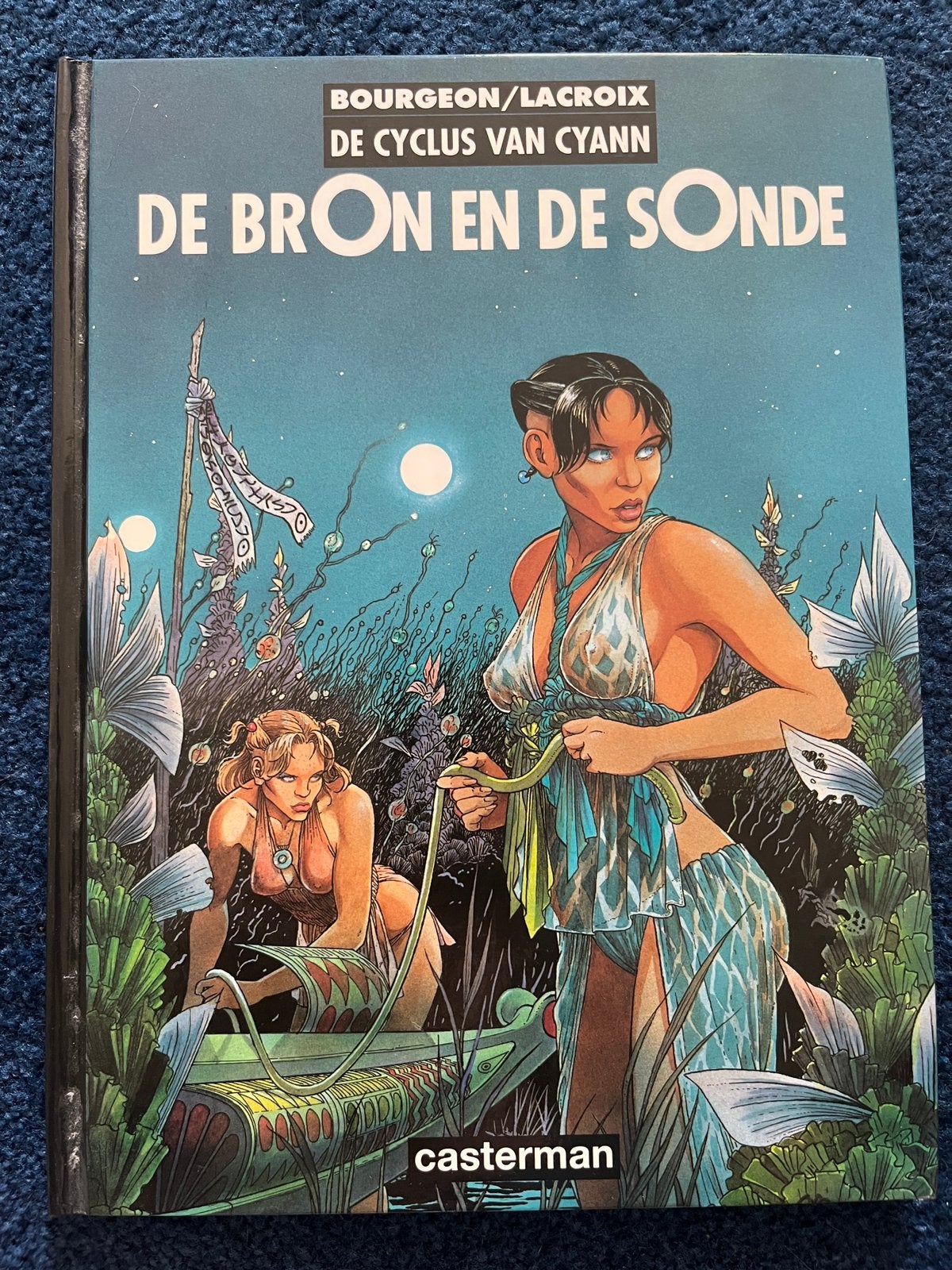 Bourgeon - De bron en de sonde, Eén stripboek, Ophalen of Verzenden, Gelezen, Bourgeon; Lacroix