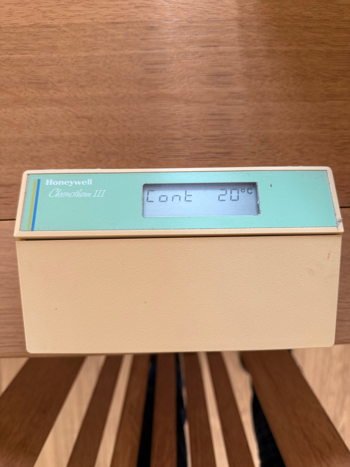 Honeywell Chronotherm III Klokthermostaat, Doe-het-zelf en Verbouw, Thermostaten, Ophalen, Gebruikt
