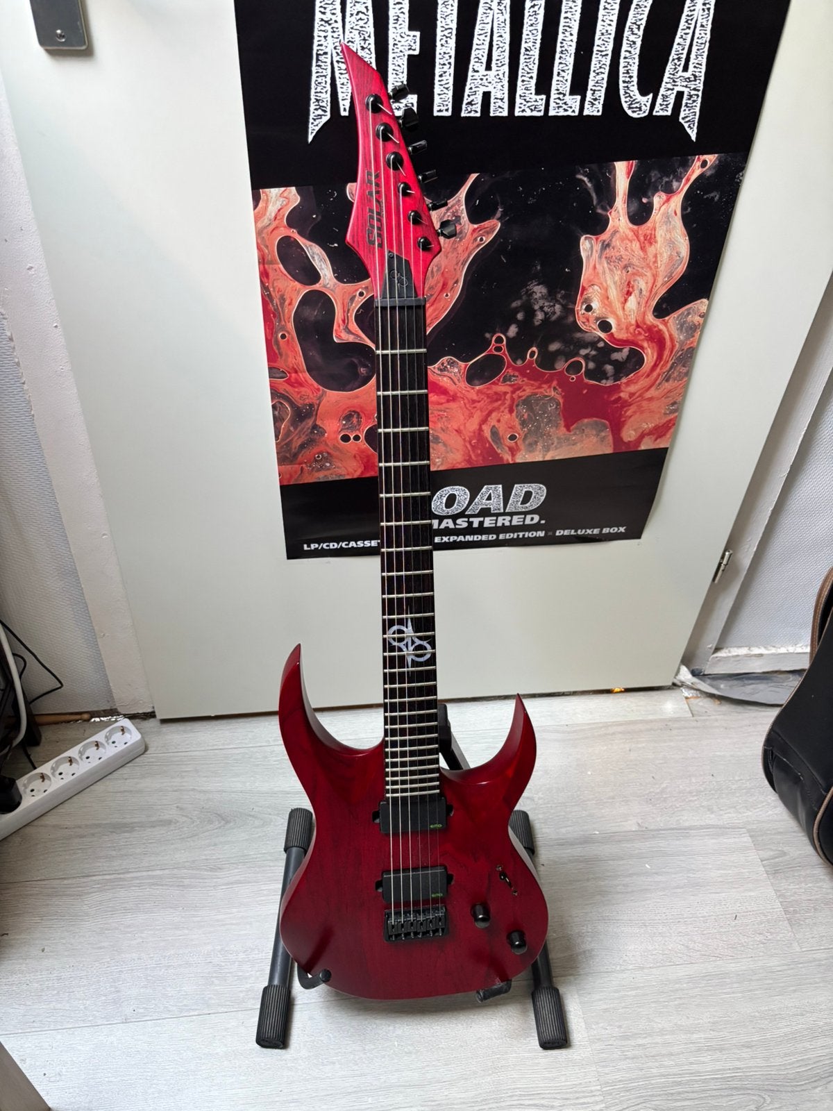 Gitaar Solar a2.6 (met upgrades EMG en locking tuners), Ophalen of Verzenden, Zo goed als nieuw, Solid body, Overige merken
