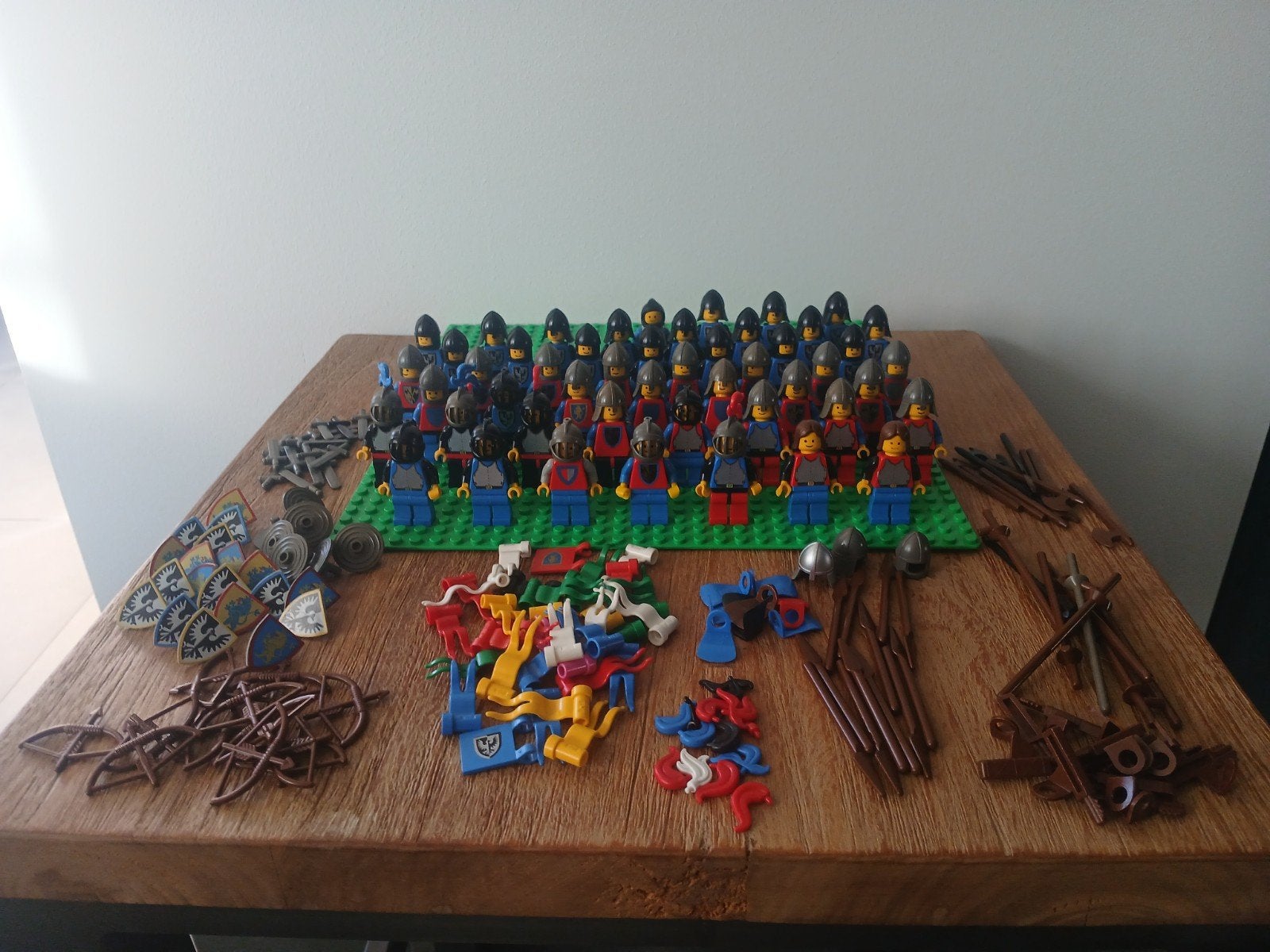 groten partij Lego ridders met veel accessoires, Lego, Compleet, Ophalen of Verzenden, Zo goed als nieuw
