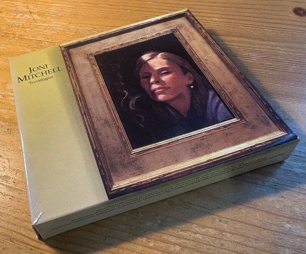 Joni Mitchell TRAVELOGUE, Inclusief doosje, Ophalen of Verzenden, Zo goed als nieuw, Verzamelalbum