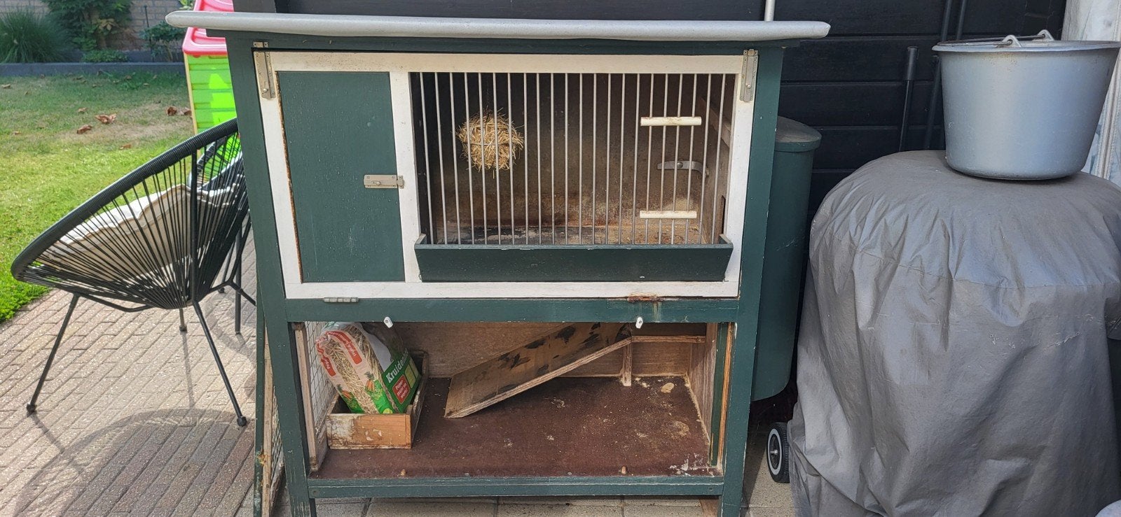 konijnenhok, Dieren en Toebehoren, Ophalen, Gebruikt, 90 cm of meer, Konijn