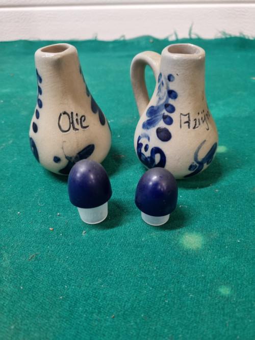 olie en azijn potje keulse potjes vintage, Huis en Inrichting, Keuken | Servies, Ophalen of Verzenden, 'T Olde Gre-j, Info@toldegrej.nl