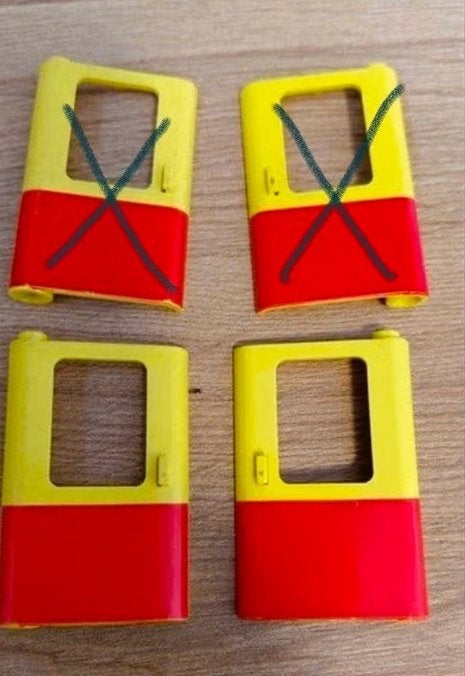 LEGO trein deuren 1x4x5 4182p02 en 4181p02, Ophalen of Verzenden, Zo goed als nieuw, Accessoire, Lego