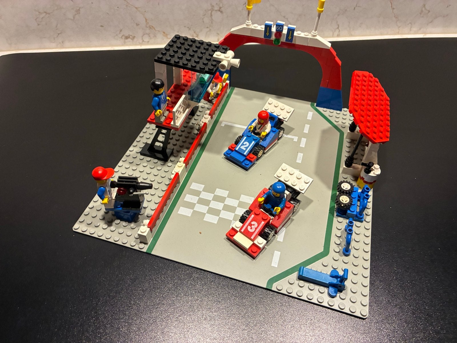 LEGO Classic Racebaan Set 6381 met Formule 1 Auto's, Ophalen of Verzenden, Gebruikt, Overige merken