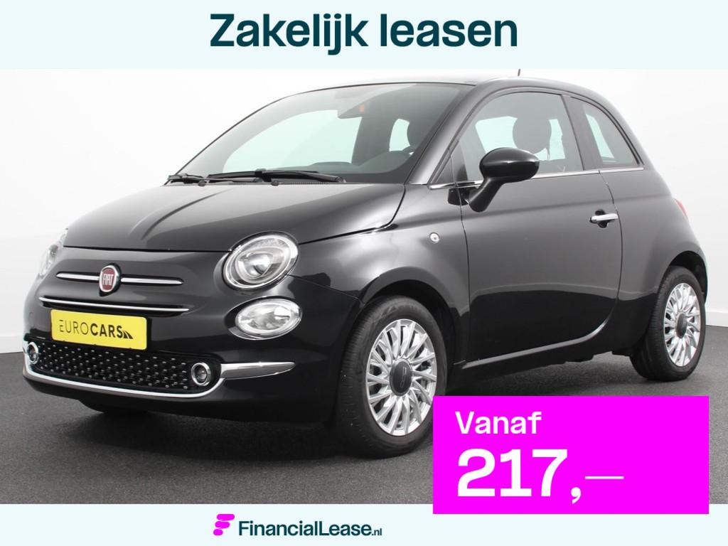 Fiat 500 1.0 Hybrid Dolcevita Finale Panorama dak Climate Co, Voorwielaandrijving, Stof, Gebruikt, Euro 6