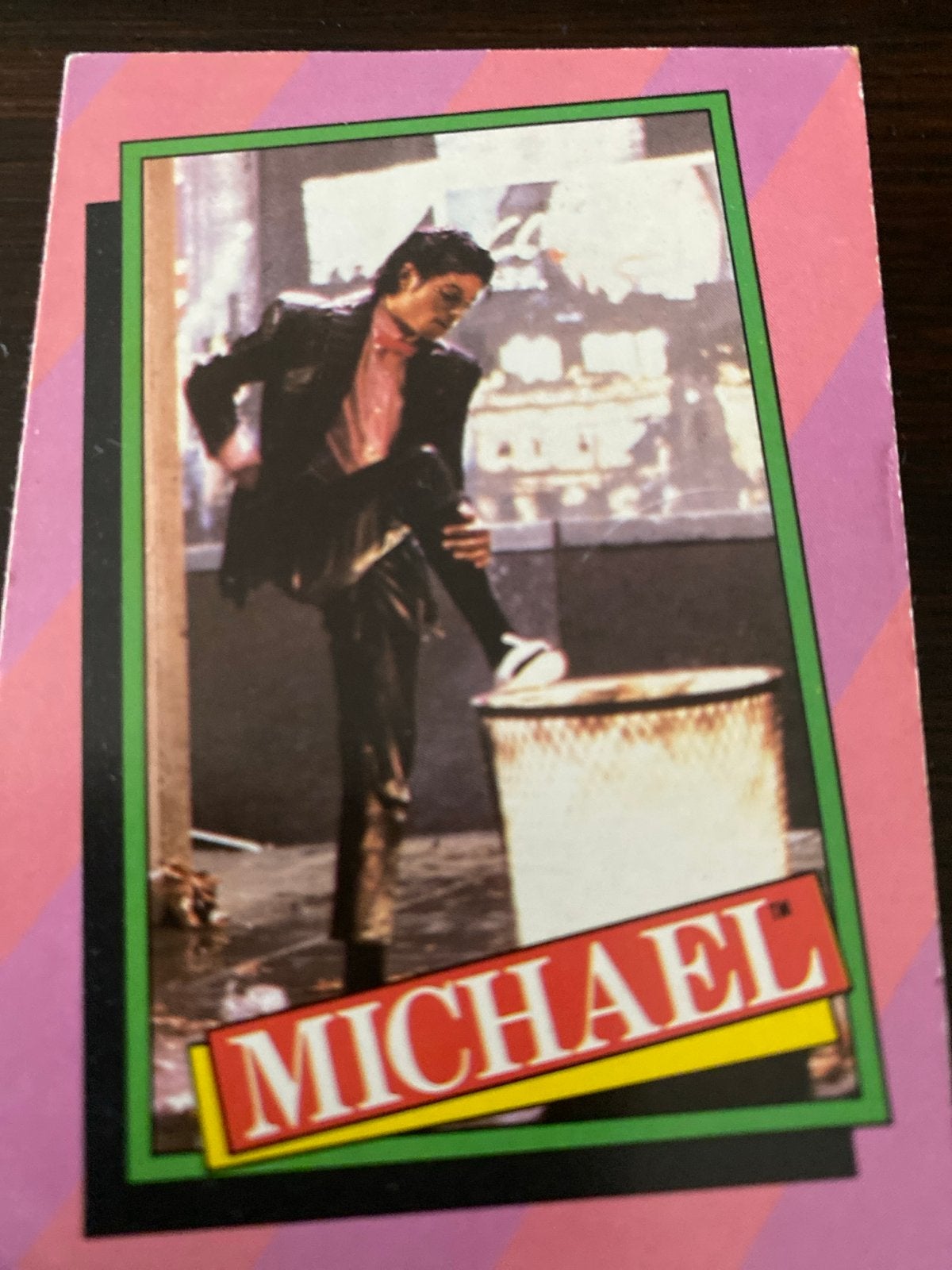Michael Jackson Ruilkaartje - Uniek Verzamelobject, Ophalen of Verzenden, Gebruikt, Foto of Kaart