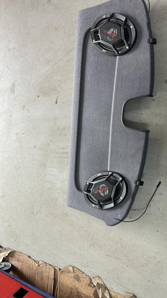Toyota Starlet P9  Hoedenplank Met JVC Speaker, Auto diversen, Autospeakers, Ophalen of Verzenden, Zo goed als nieuw