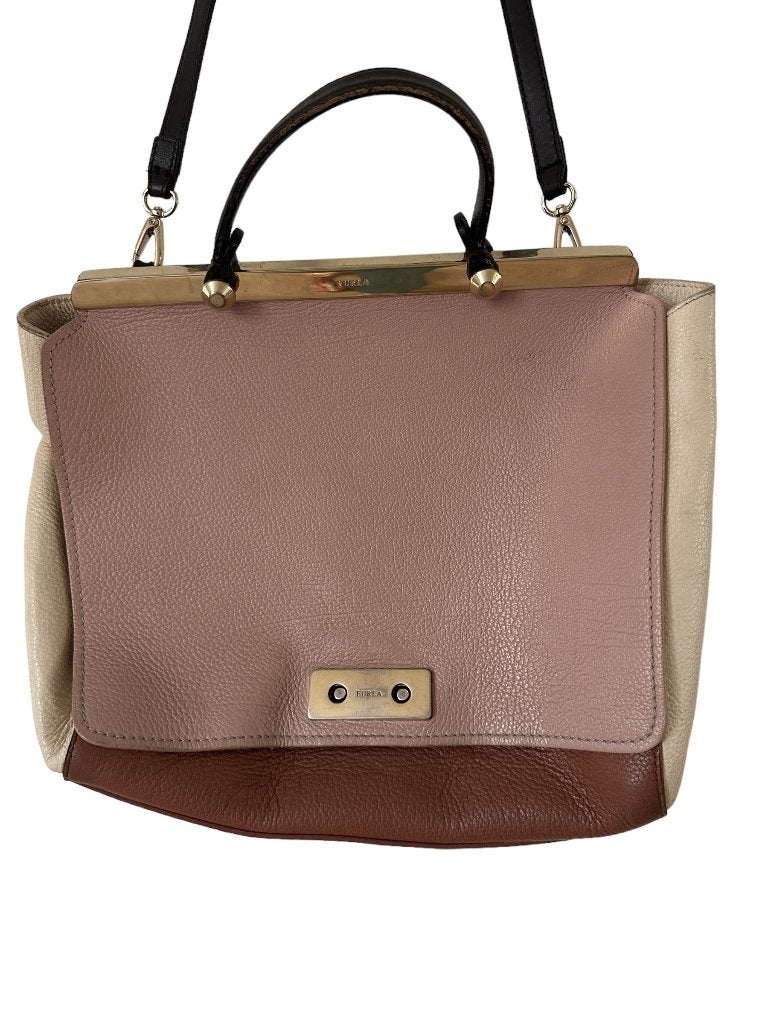 Furla schoudertas, Ophalen of Verzenden, Leer