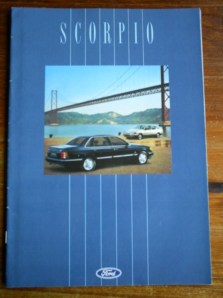 Ford Scorpio o.a. V6 / Ghia / 4 x 4 [ 1 / 1990 38 pag., Verzenden, Zo goed als nieuw, Ford
