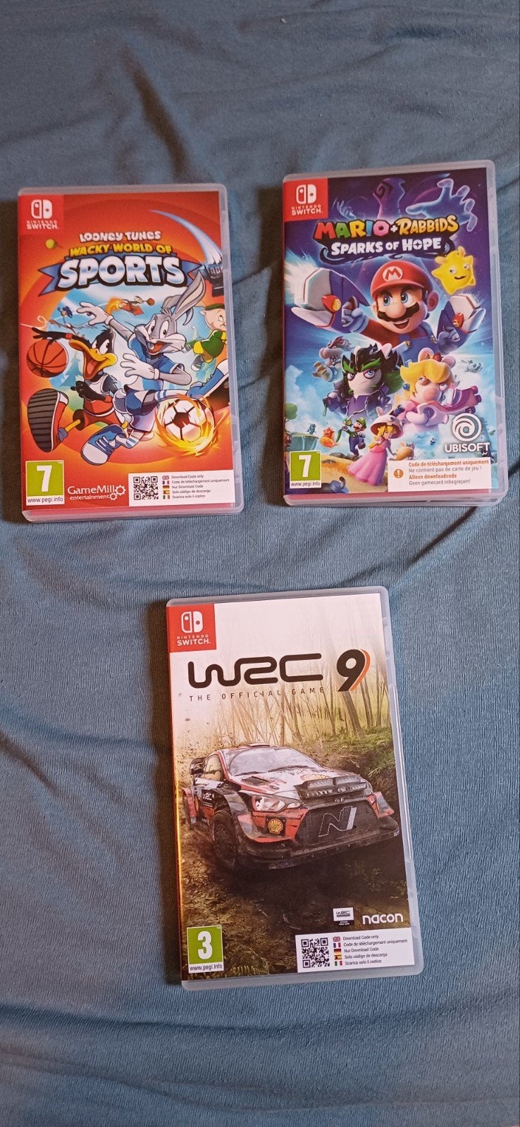 Nintendo Switch Games: Looney Tunes, Mario + Rabbids, WRC 9