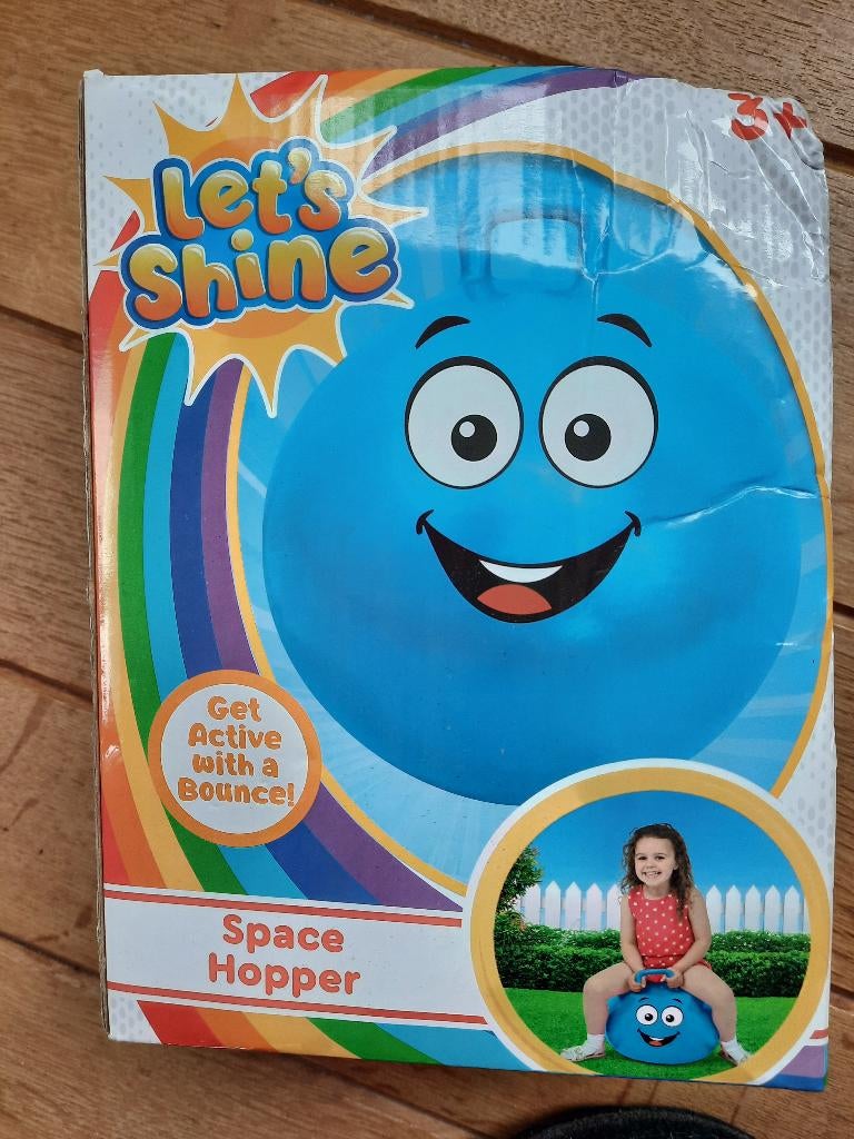 Skippie bal blauw - nieuw -, Kinderen en Baby's, Speelgoed | Buiten | Los speelgoed, Ophalen of Verzenden, Nieuw