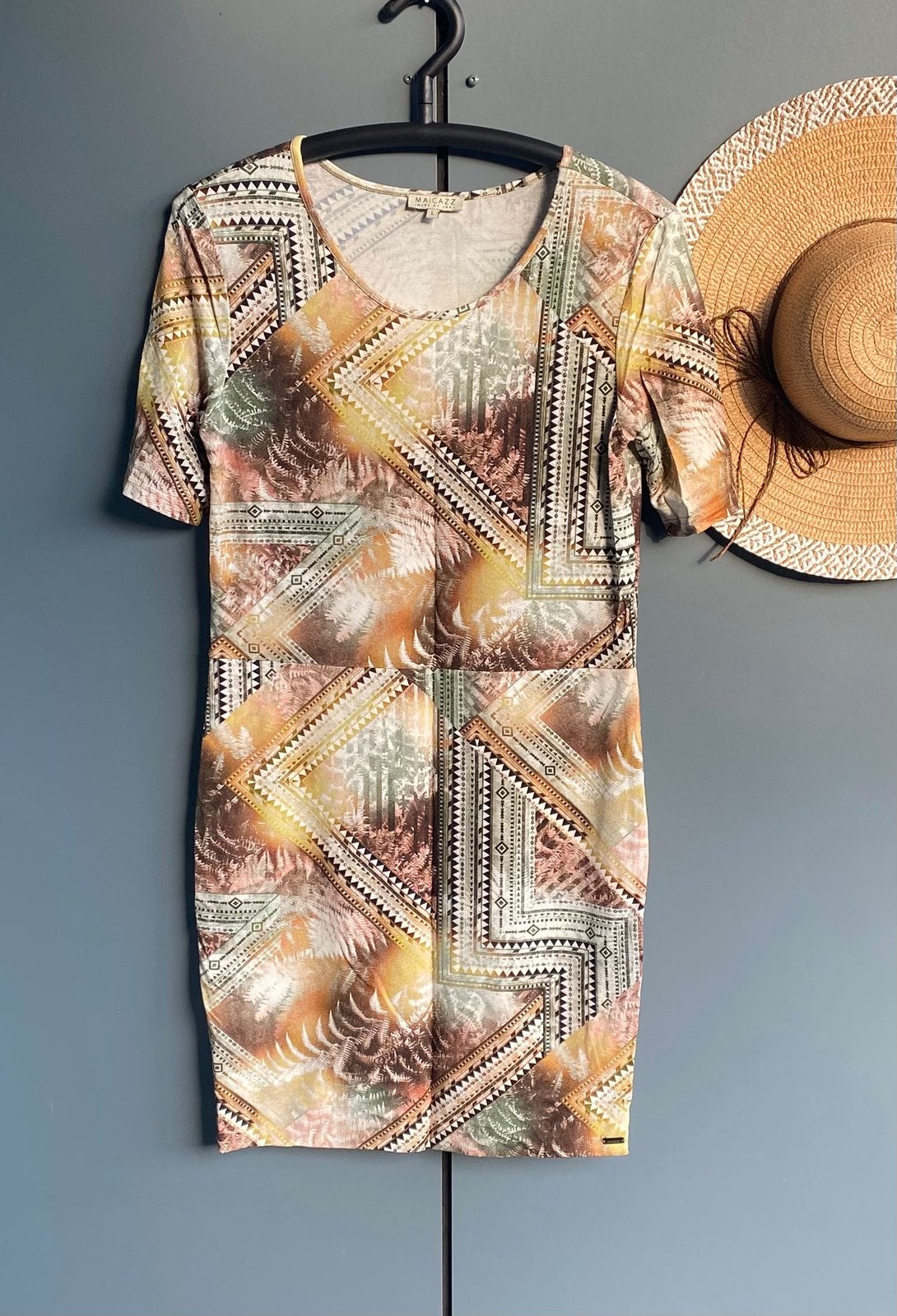 Heerlijk jurkje van MAICAZZ..mt:l, Kleding | Dames, B, Maat 42/44 (L), A, C