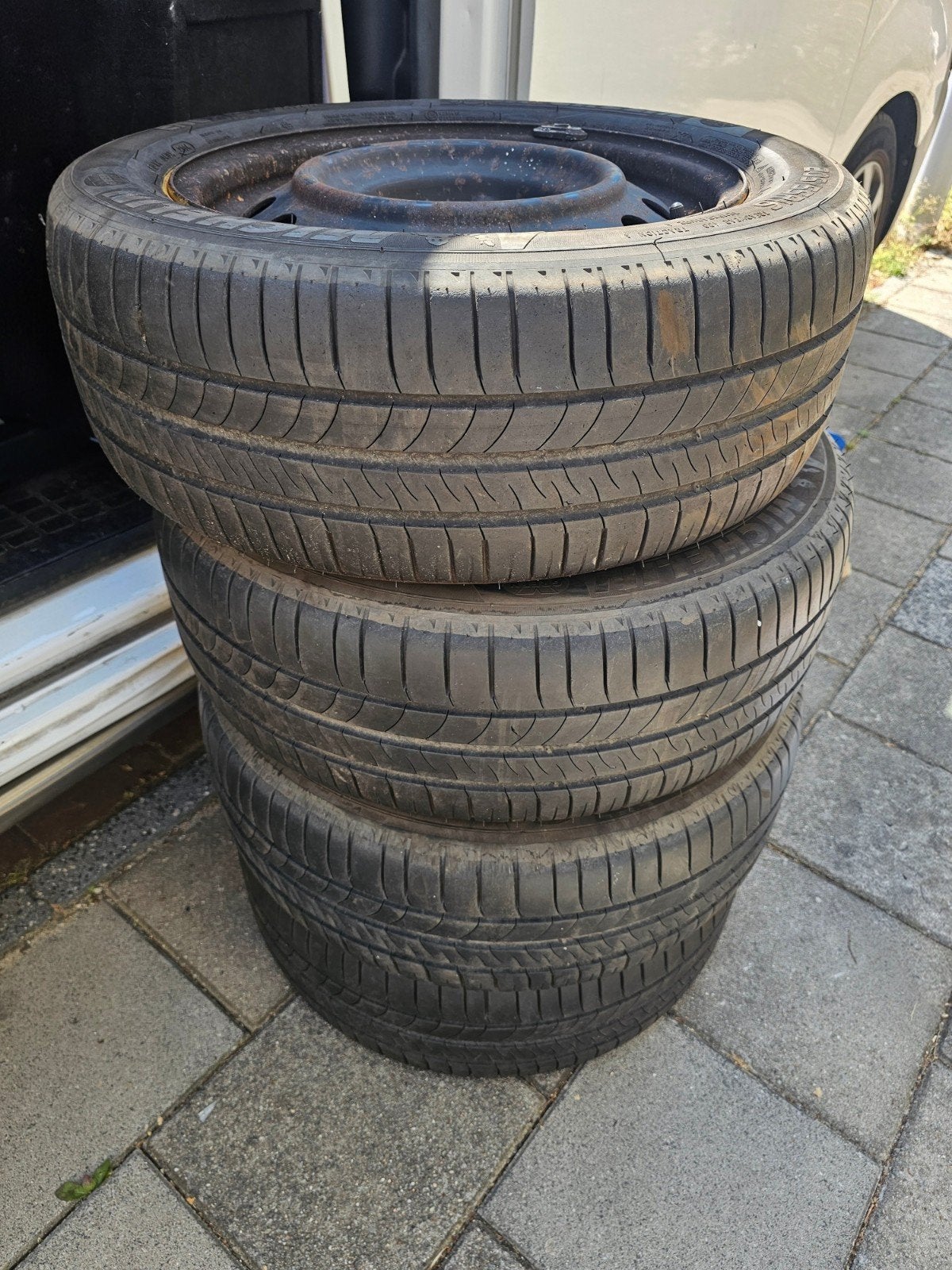 4x Michelin Benden 205 55R16, Ophalen of Verzenden, Gebruikt