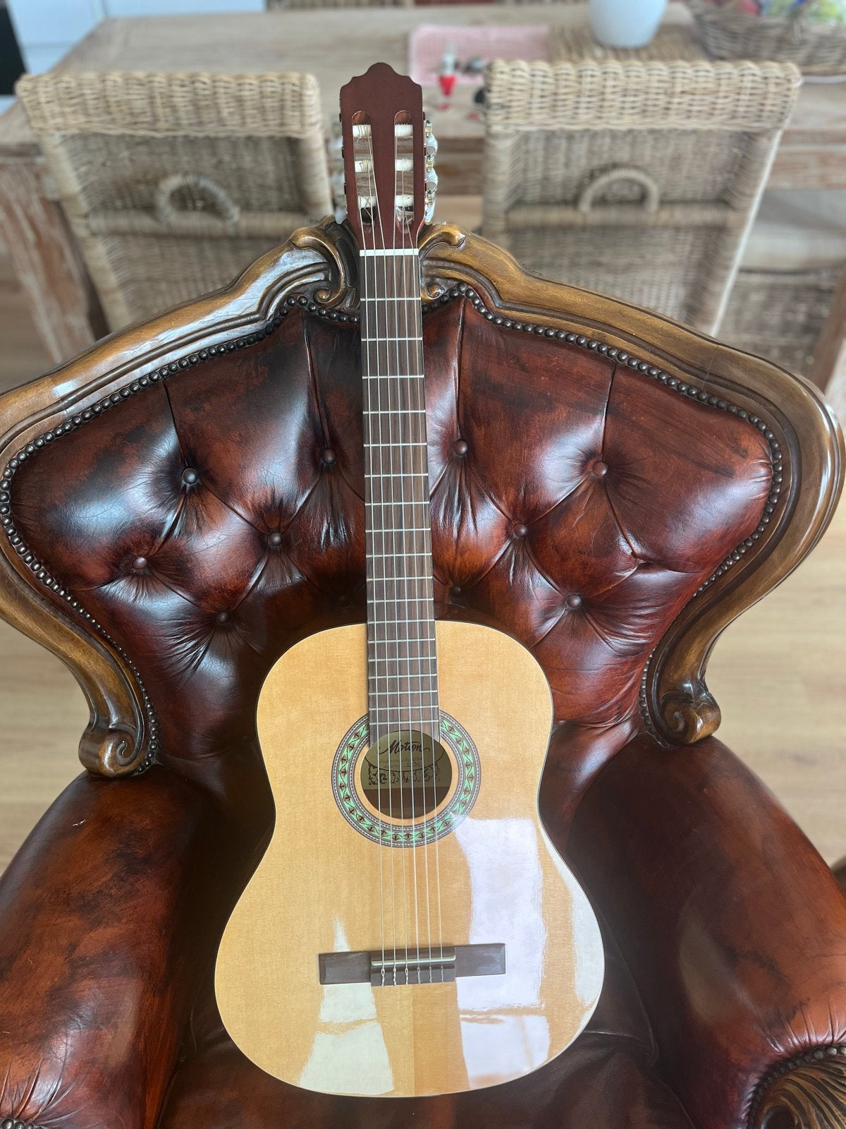 Motion Klassieke Gitaar TC-901 met Hoes, Ophalen, Gebruikt, Klassieke of Spaanse gitaar, Met koffer