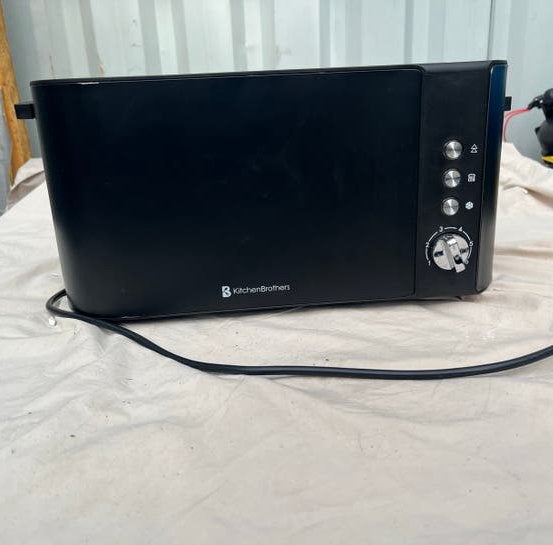 KitchenBrothers Toaster Zwart, Witgoed en Apparatuur, Ophalen, Zo goed als nieuw