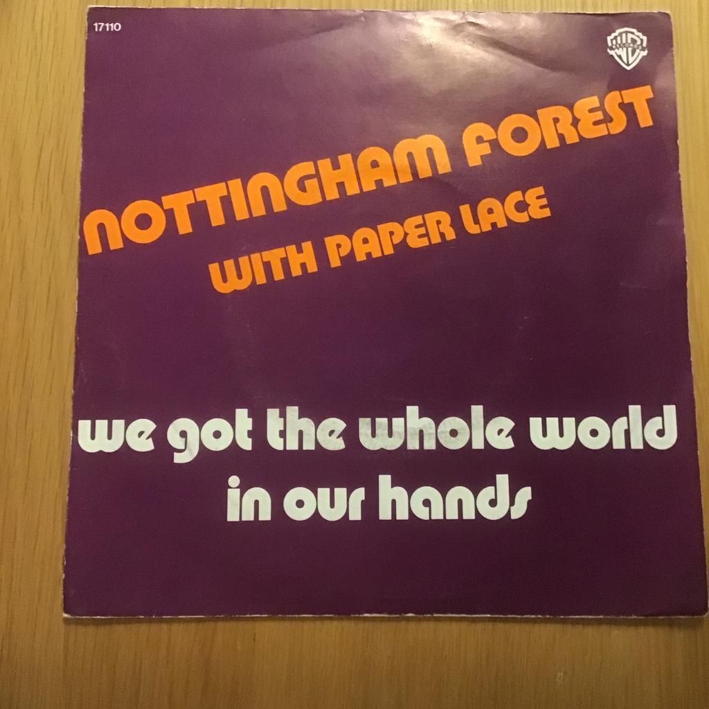 Nottingham Forest & Paper Lace - We got the whole world, Cd's en Dvd's, Vinyl Singles, Gebruikt, Ophalen of Verzenden