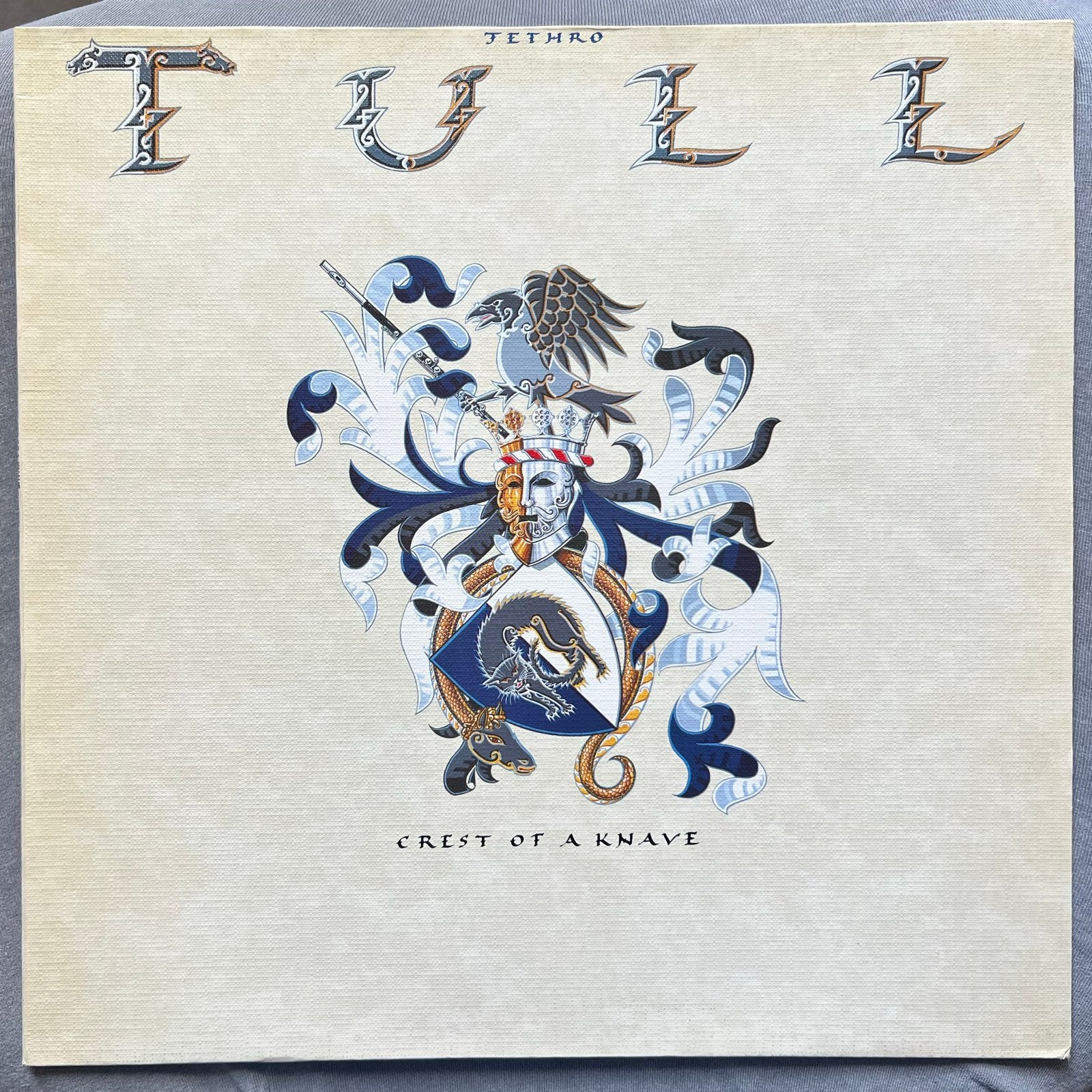 Jethro Tull - Crest of a Knave LP (1987), LP, Pop, Ophalen of Verzenden, Zo goed als nieuw