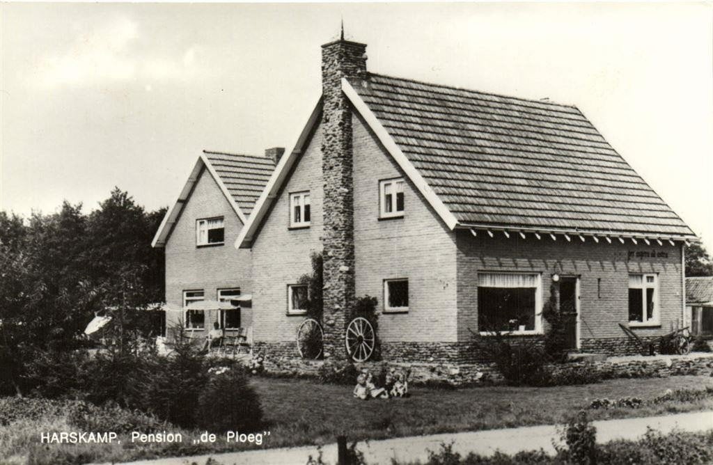 Harskamp, Pension de Ploeg - ongelopen, Ophalen of Verzenden, 1960 tot 1980, Ongelopen, Gelderland