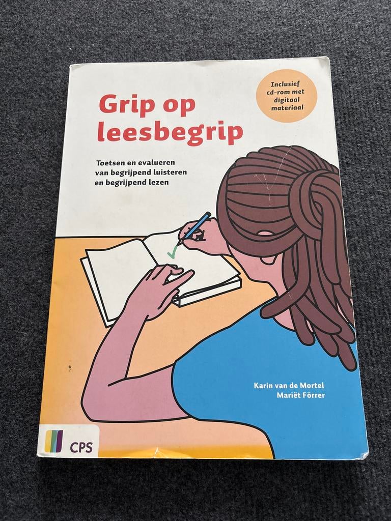 Grip op leesbegrip - Toetsen en evalueren (incl. cd-rom), Boeken, Ophalen of Verzenden, Zo goed als nieuw, Overige niveaus, Nederlands