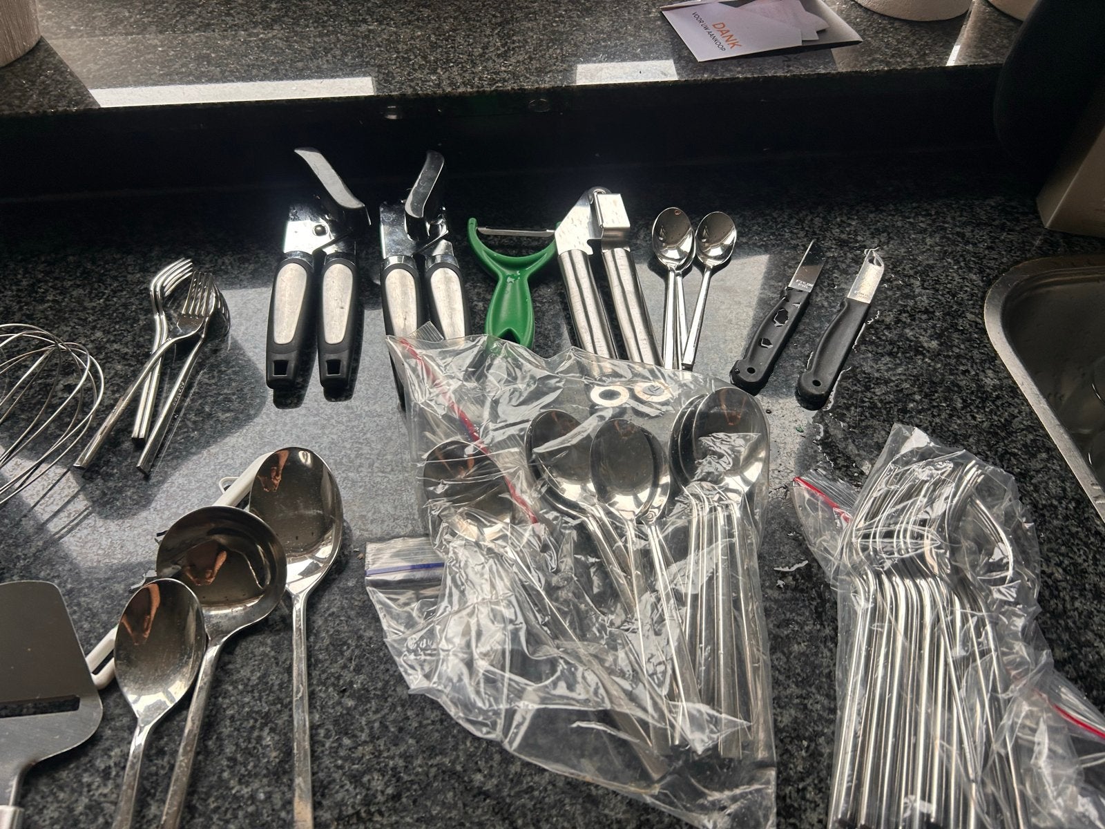 Grote set keukenbenodigdheden en koffiezetapparaat, Huis en Inrichting, Zilver, Ophalen of Verzenden, Metaal, Overige merken