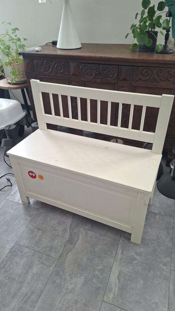 Kinder klepbank met opbergruimte, Ophalen, Gebruikt, Stoel