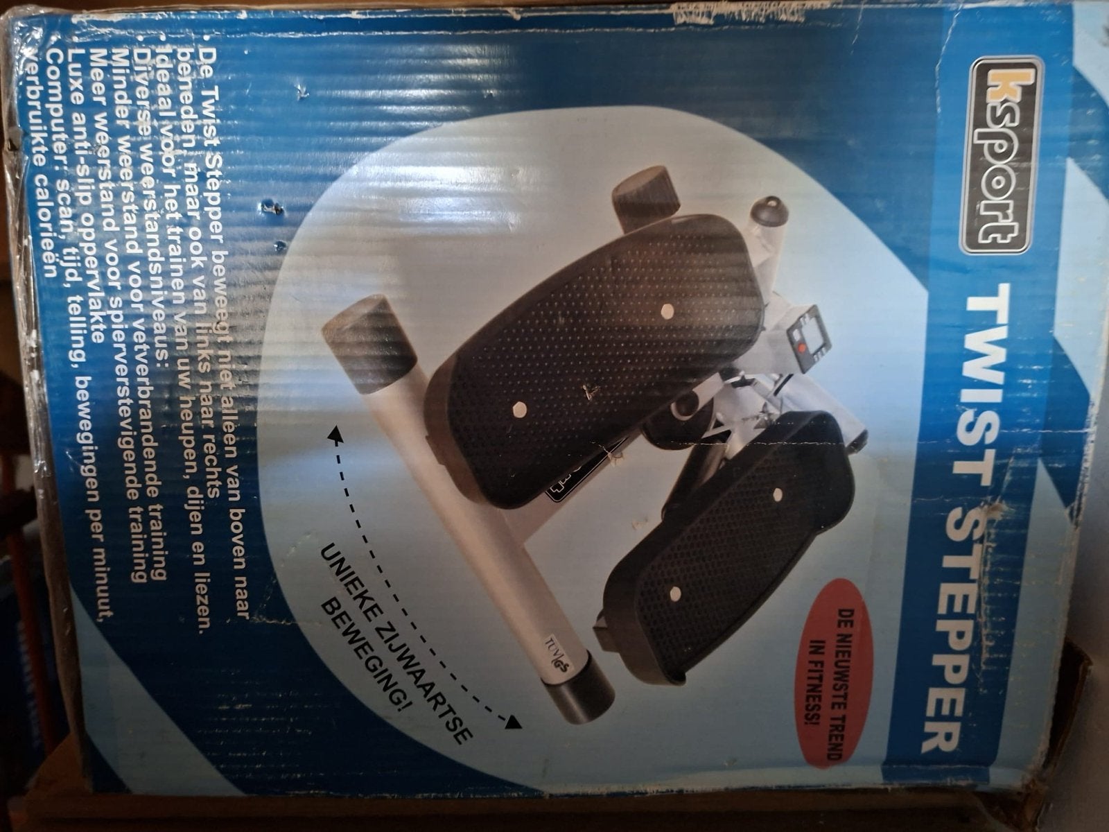 Ksport Twist Stepper - Nieuw in doos, Stepapparaat, Nieuw, Ophalen of Verzenden, Metaal