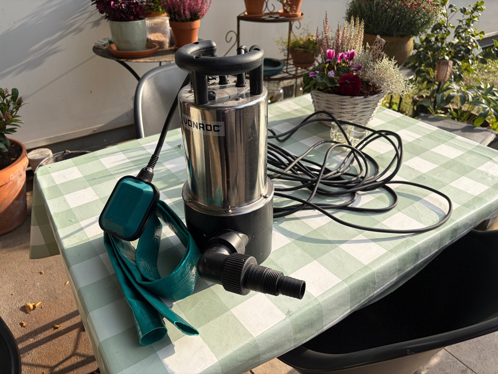 Vuilwaterpomp/Dompelpomp, Tuin en Terras, Ophalen of Verzenden, Zo goed als nieuw, Elektrisch, Dompelpomp