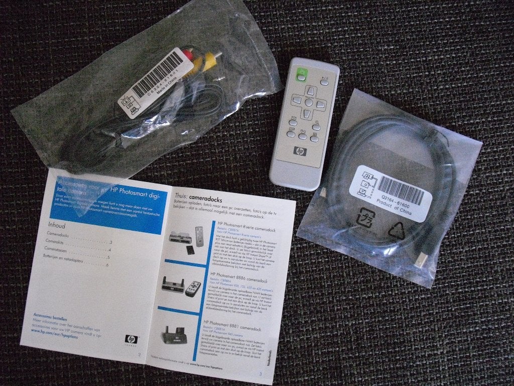 HP Photosmart R-series: afstandsbediening/kabel printer + tv, Ophalen of Verzenden, Nieuw, Origineel, Tv