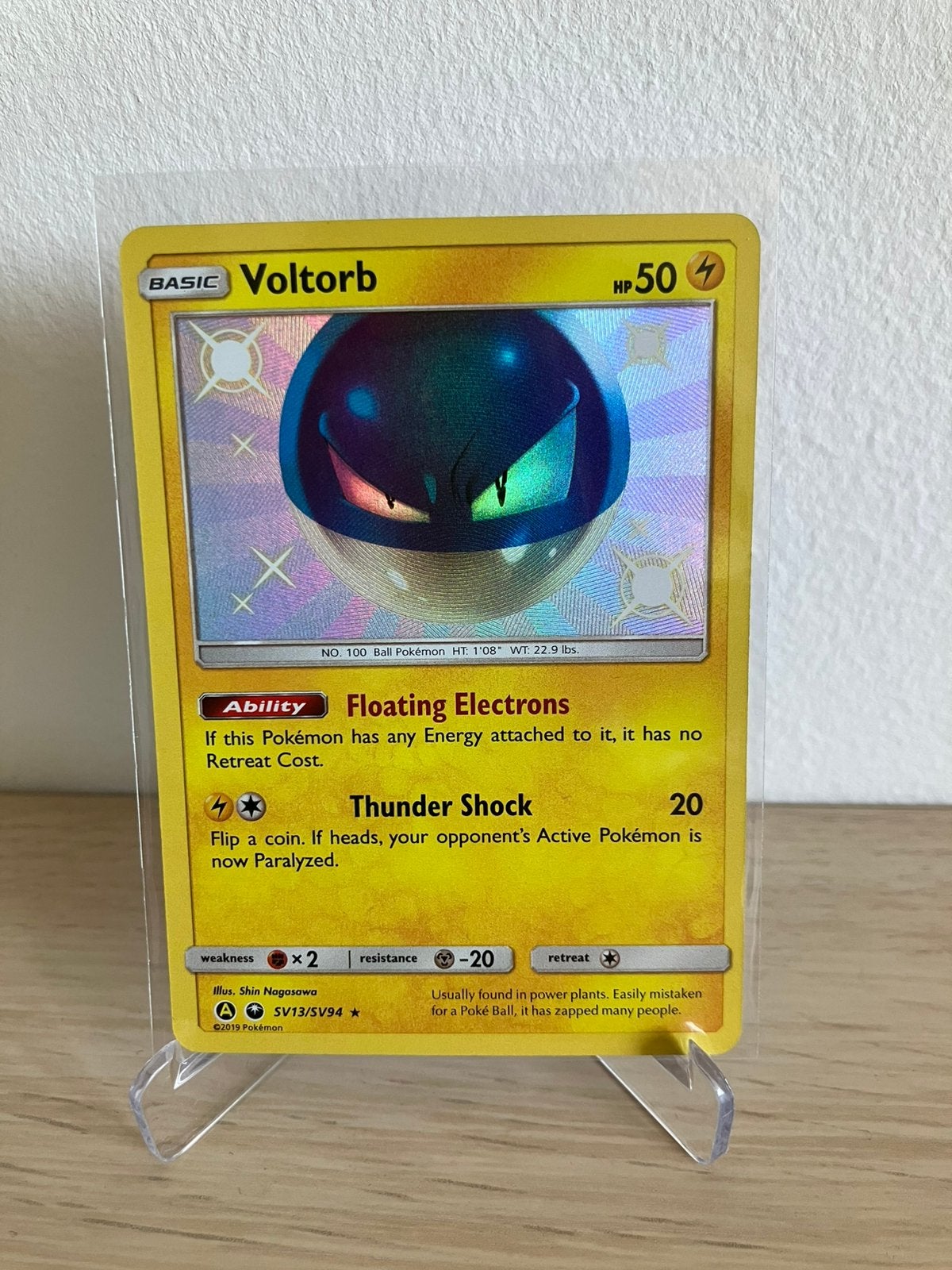 Voltorb SV13/SV94 BOOSTERFRIS, Ophalen of Verzenden, Zo goed als nieuw, Losse kaart