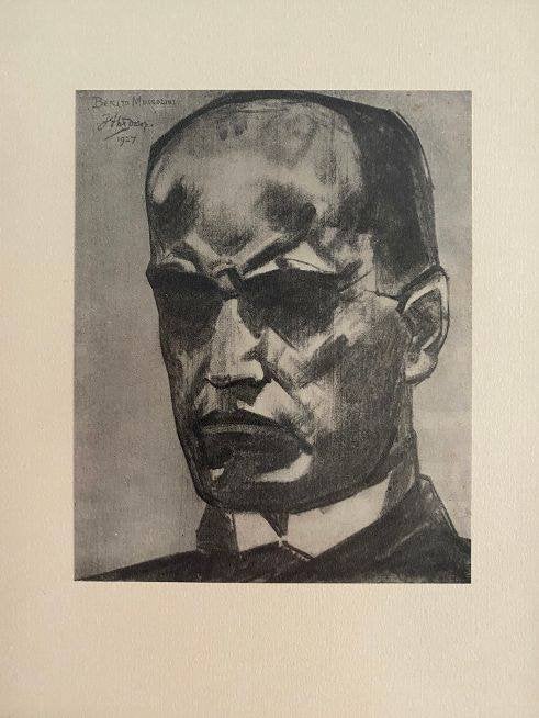 Oude  Prent   Jan  Toorop  .  1927, Ophalen of Verzenden