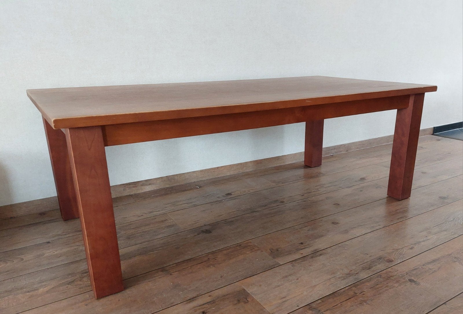 Salontafel kersenhout, Gebruikt, 100 tot 150 cm, Kersenhout, Rechthoekig