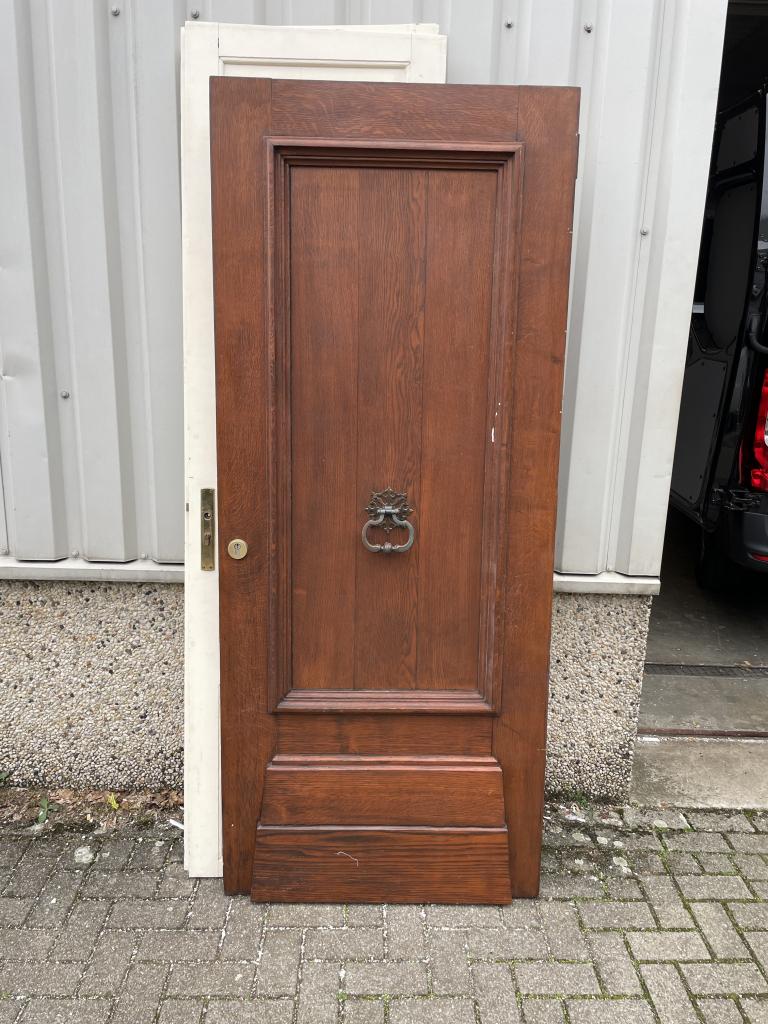 Prachtige massief eiken voordeur uit 1930, Doe-het-zelf en Verbouw, La belle porte, Jurgen.hoogenboezem@gmail.com, 80 tot 100 cm