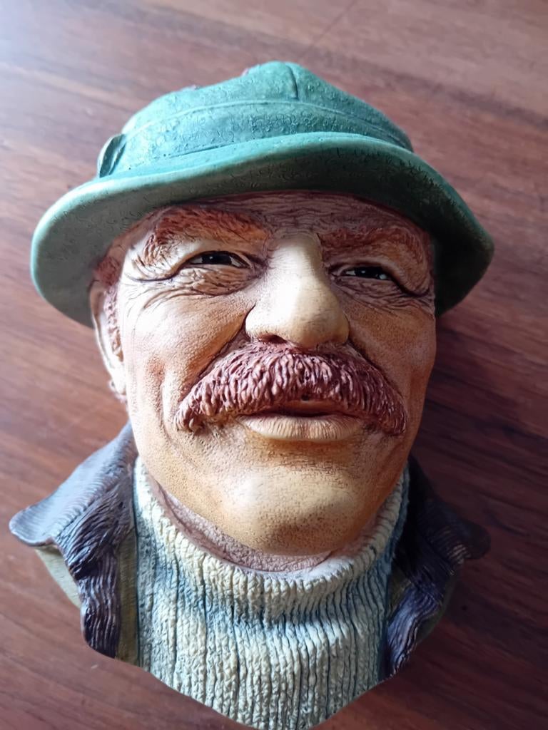 Bossons Fly Fisherman wanddecoratie 1994, Verzamelen, Beelden en Beeldjes, Ophalen of Verzenden