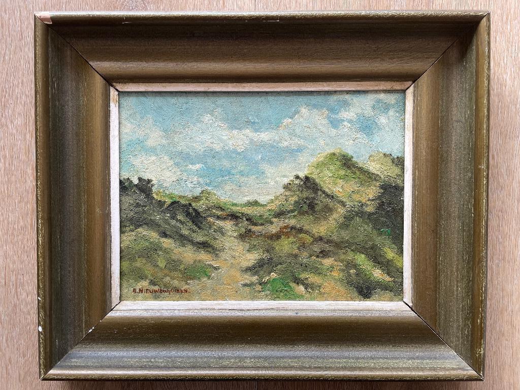 Duinlandschap van B. Nieuwenhuisen, Antiek en Kunst, Ophalen of Verzenden